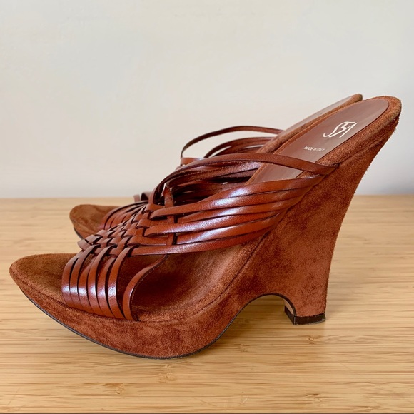 Saks Suede Mules - Picture 6 of 7